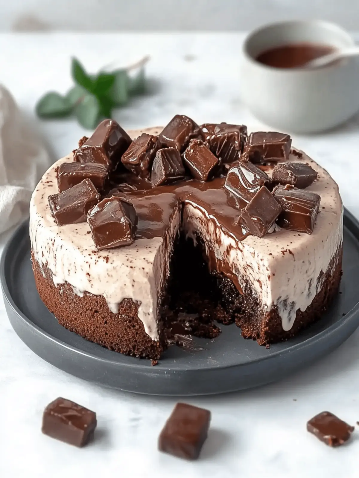 Brownie Ice Cream Cake