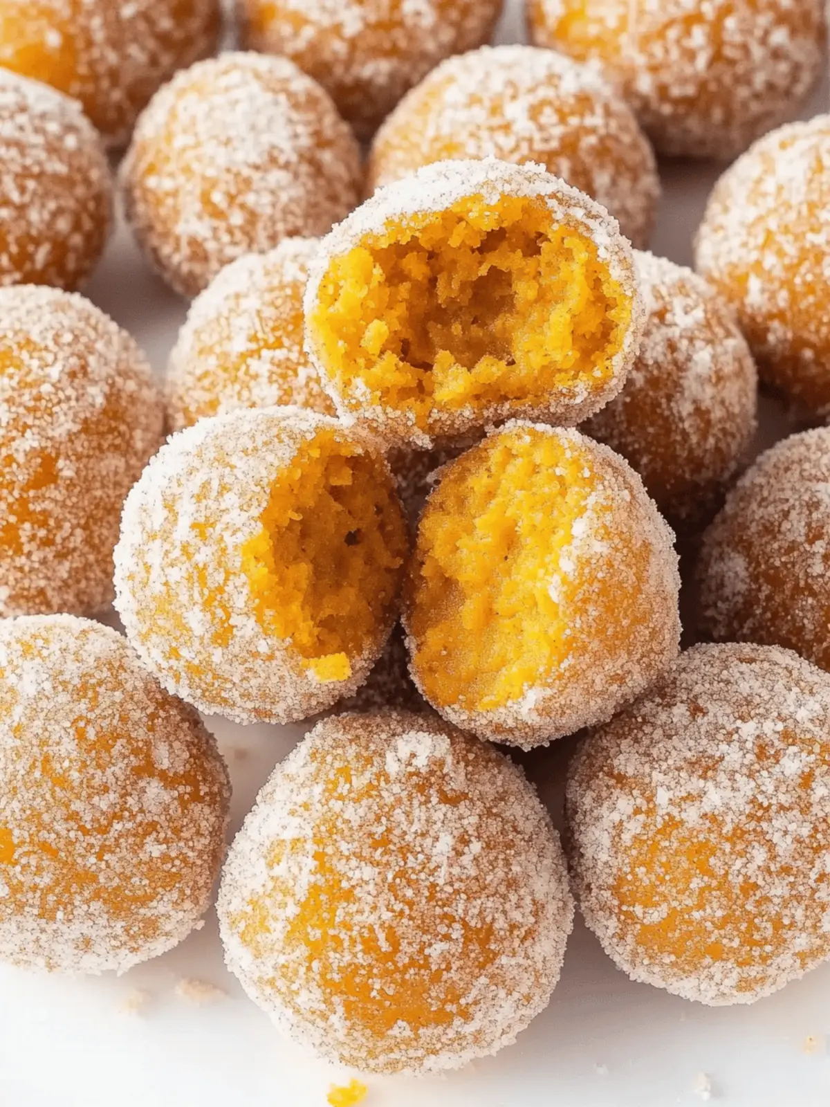 Pumpkin Donut Holes
