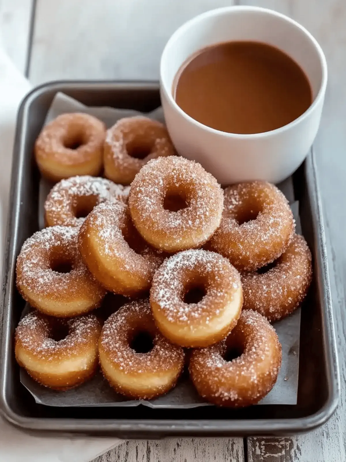 Sweet Churro Donut Bites