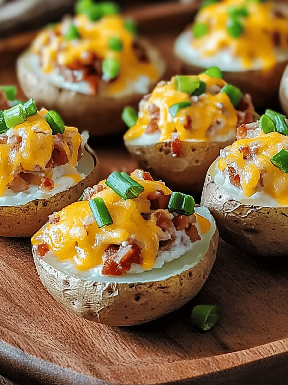Mini Loaded Baked Potatoes
