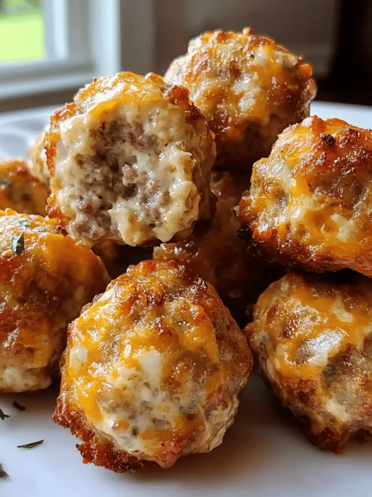Rotel Cream Cheese Sausage Balls