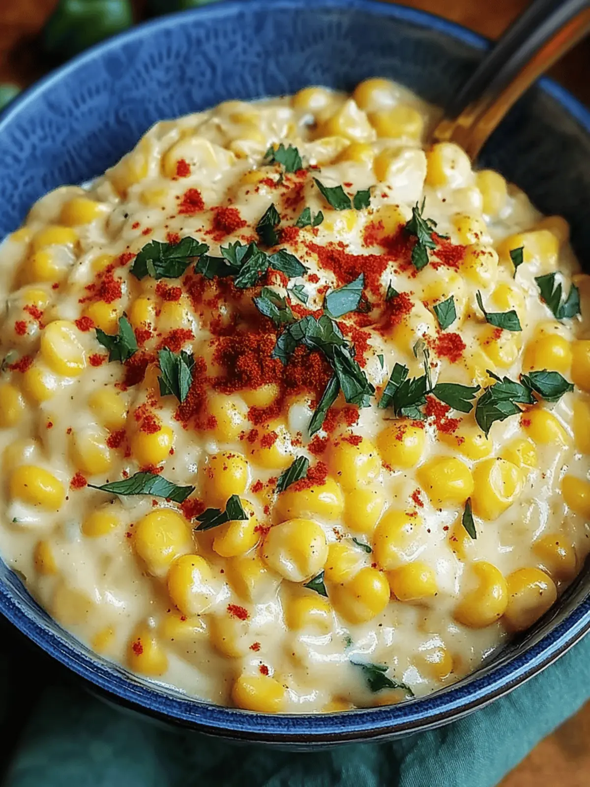 Louisiana Creamed Corn Maque Choux