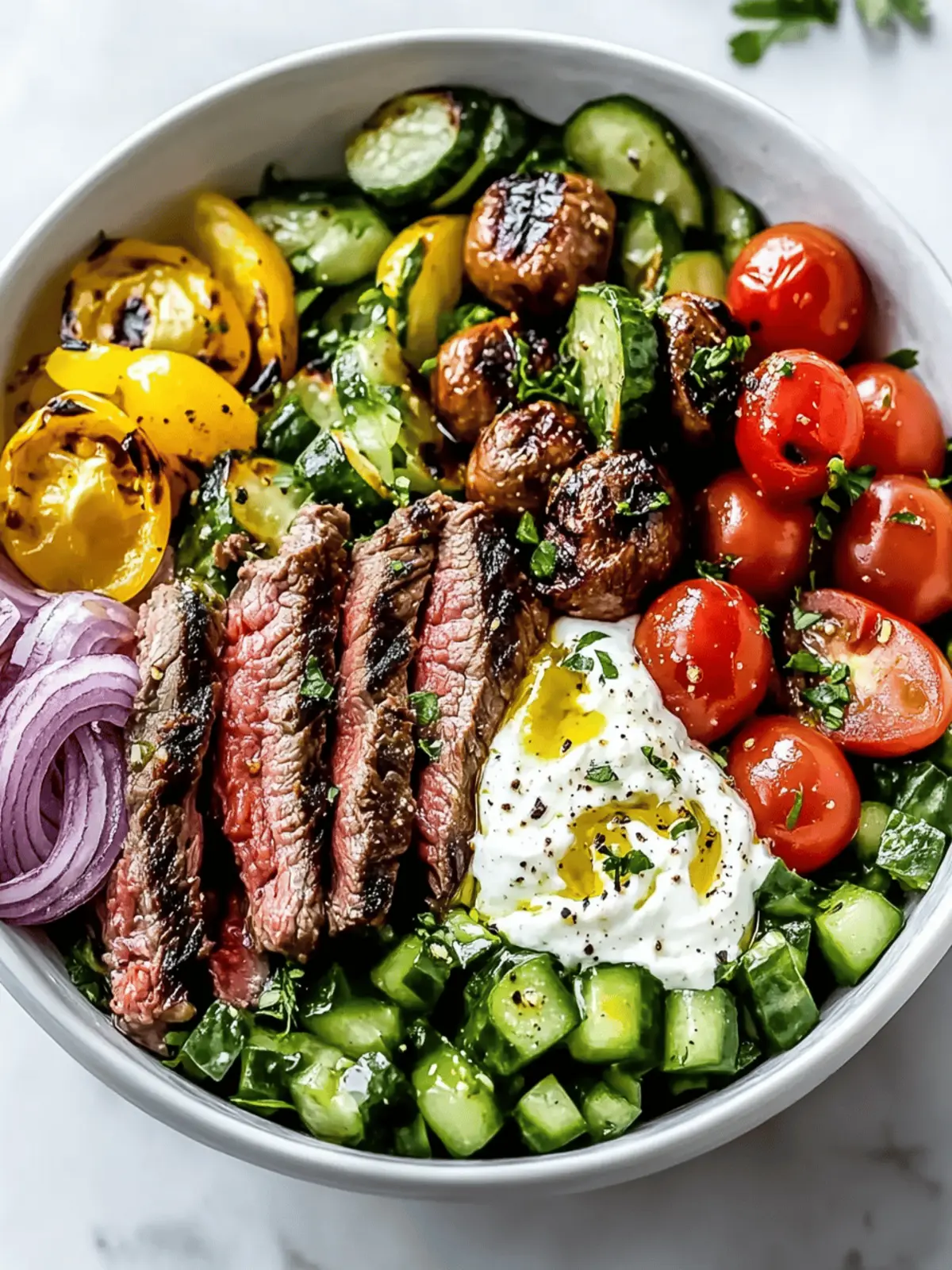 Mediterranean Steak Bowl
