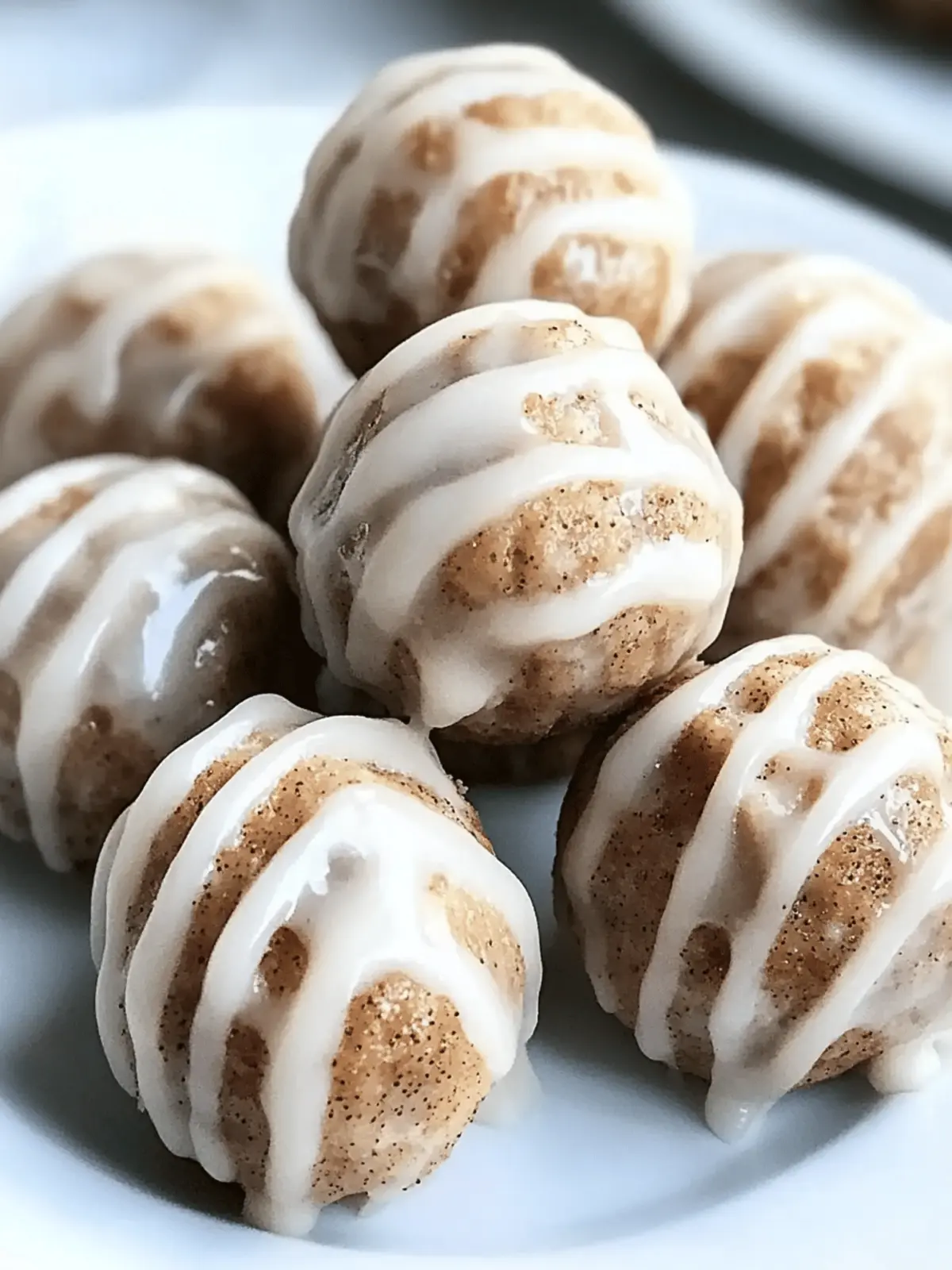 Cinnamon Roll Protein Bites