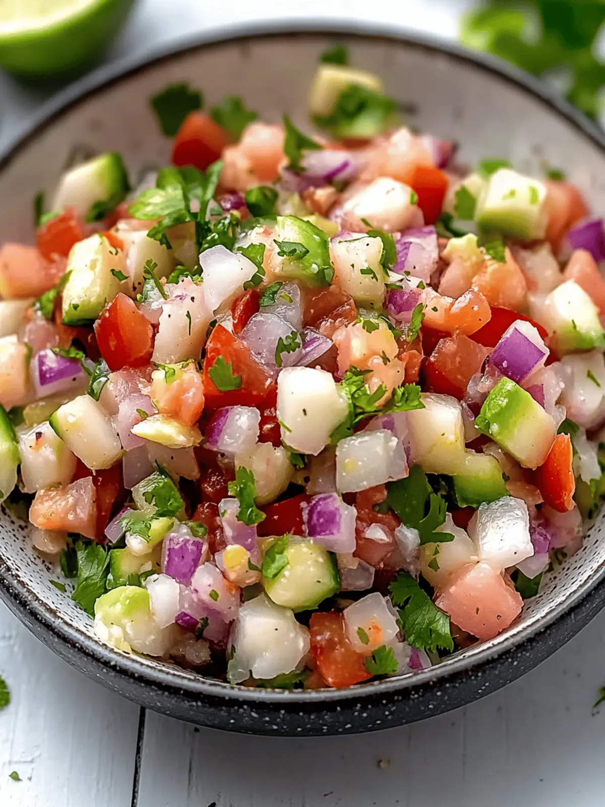 Delicious Authentic Mexican Ceviche