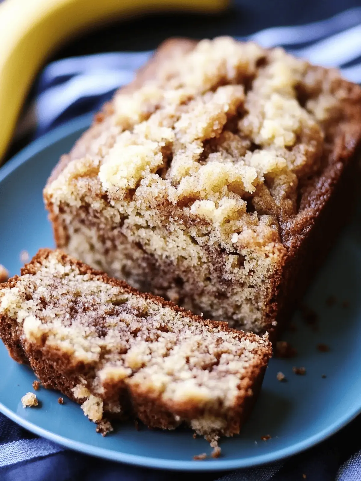 Coffee Cake Banana Bread