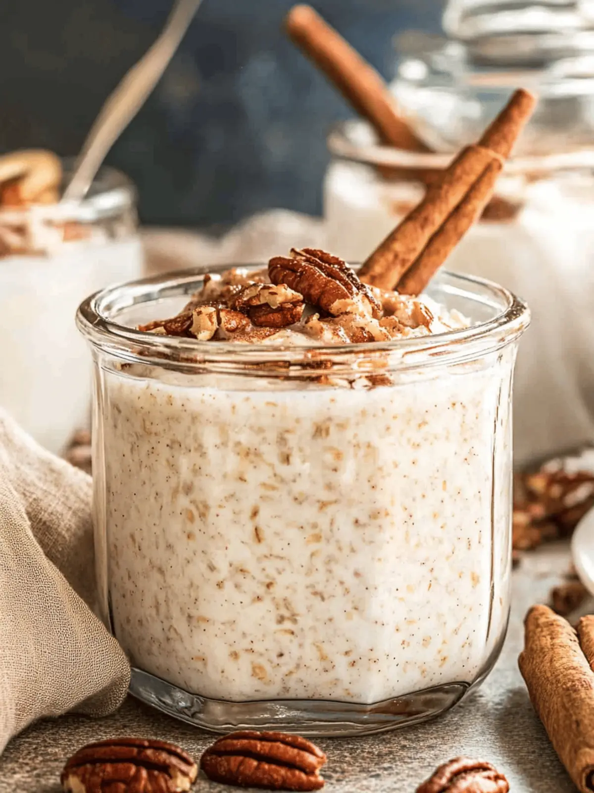 Pecan Cinnamon Overnight Oats