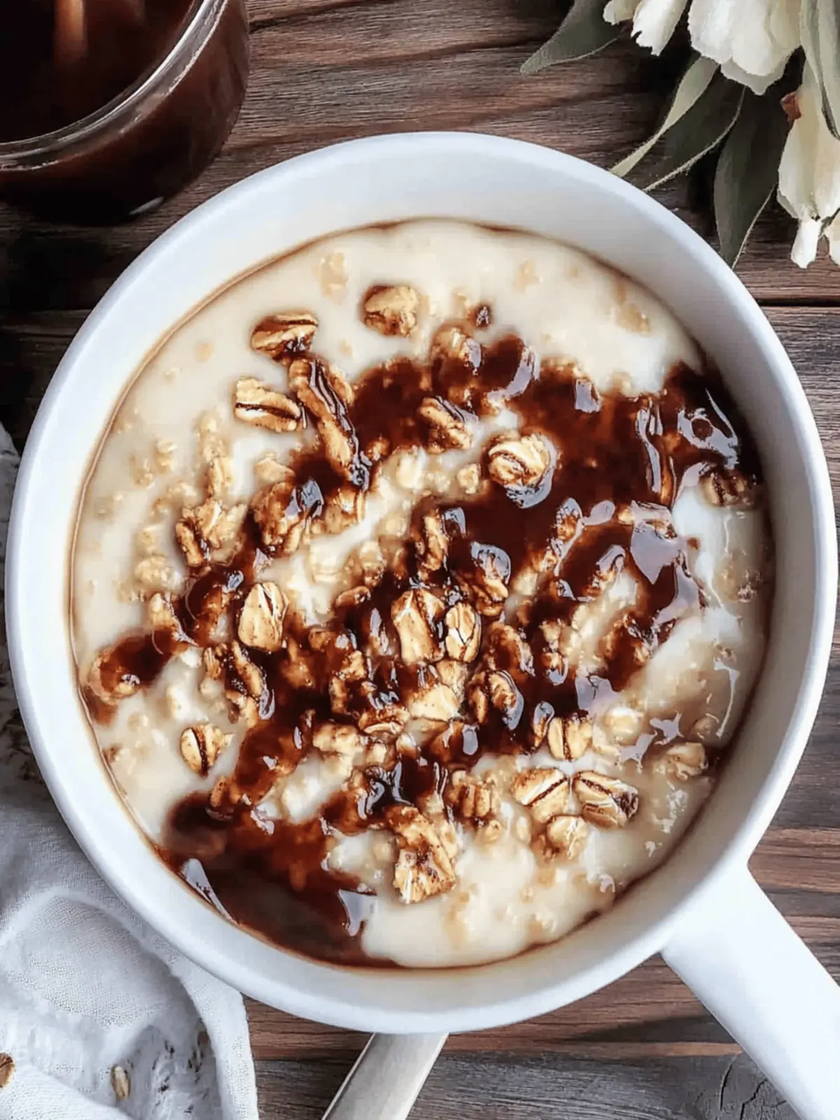 Cinnamon Bun Oatmeal Bowl