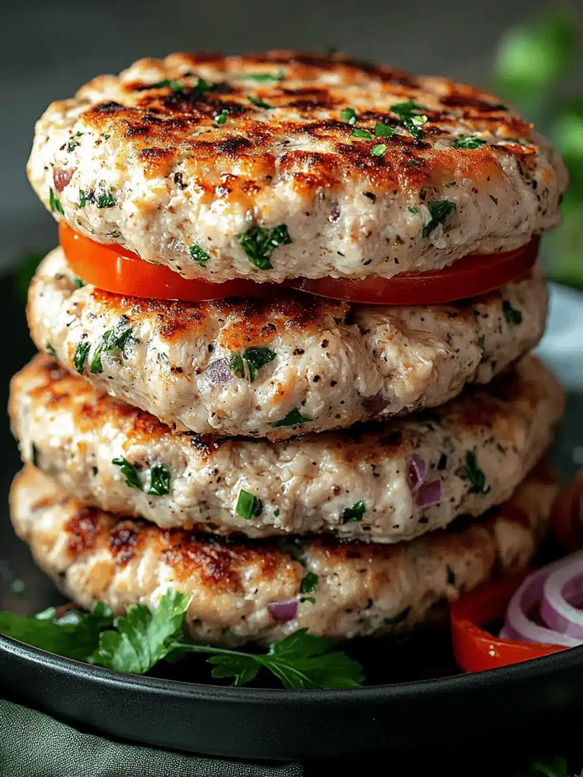 Greek Chicken Burgers