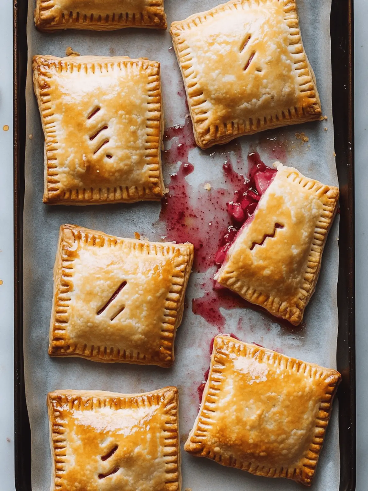 Strawberry Rhubarb Hand Pies