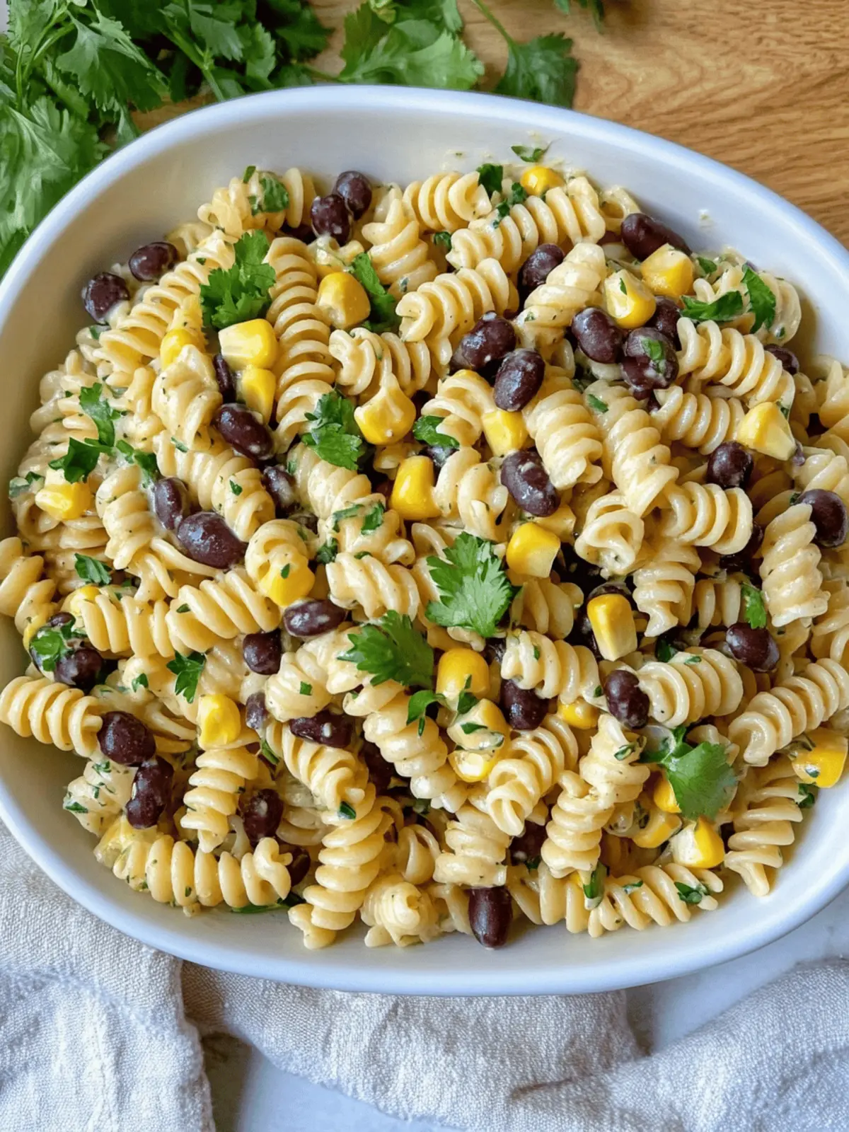 Black Bean and Corn Pasta Salad