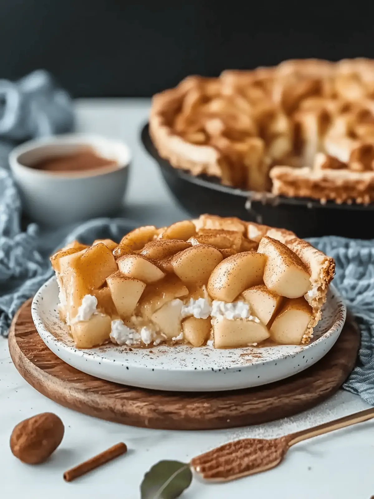 Apple Cinnamon Cottage Cheese Bake