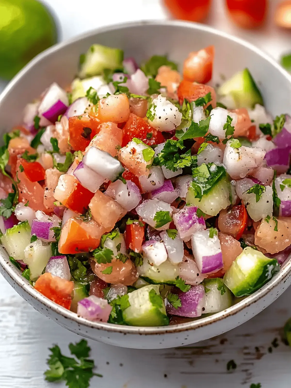 Delicious Authentic Mexican Ceviche