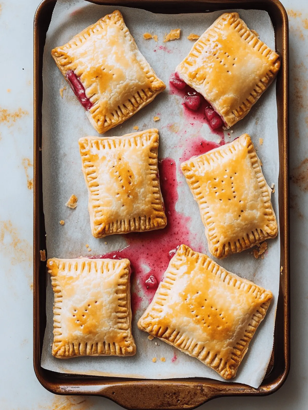 Strawberry Rhubarb Hand Pies