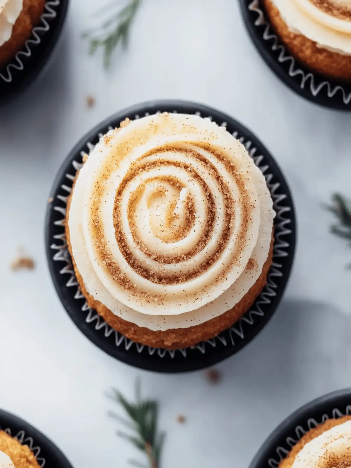 Cinnamon Roll Cupcakes