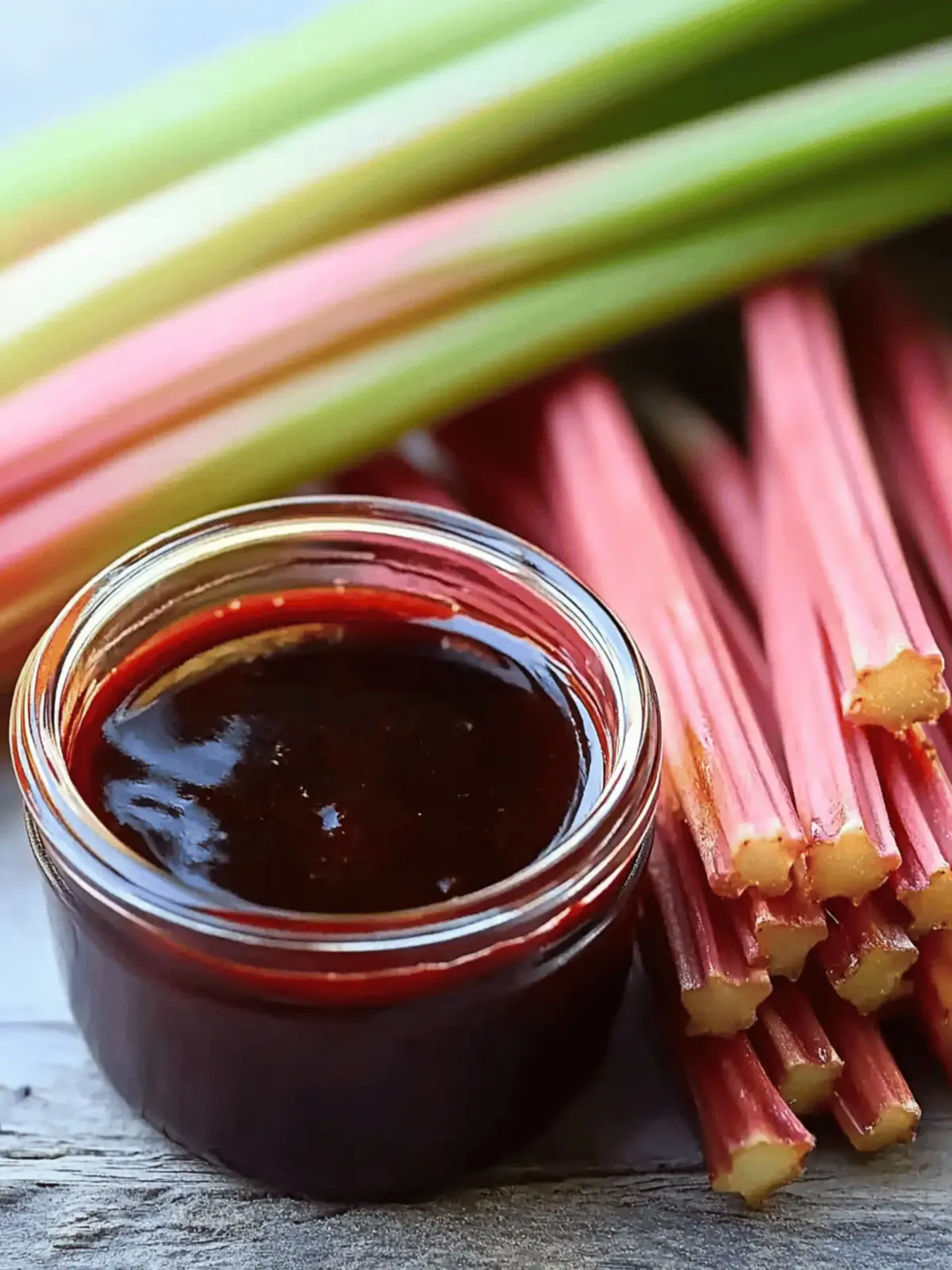 Rhubarb Balsamic Reduction