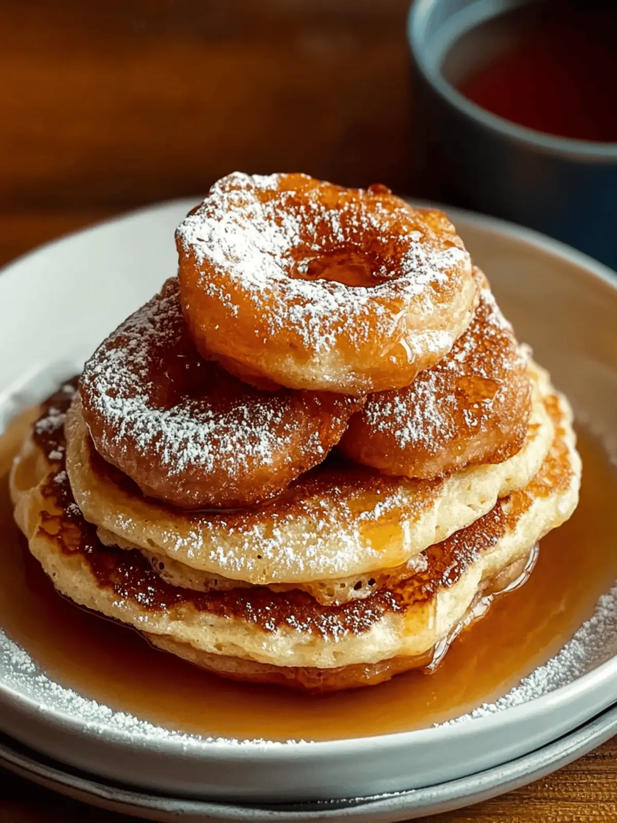 Apple Cider Donut Pancakes