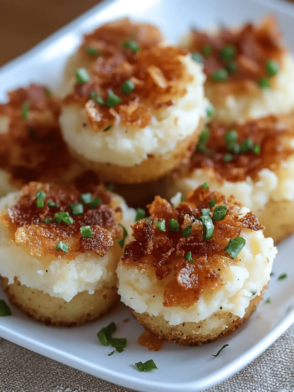 Loaded Mashed Potato Bites