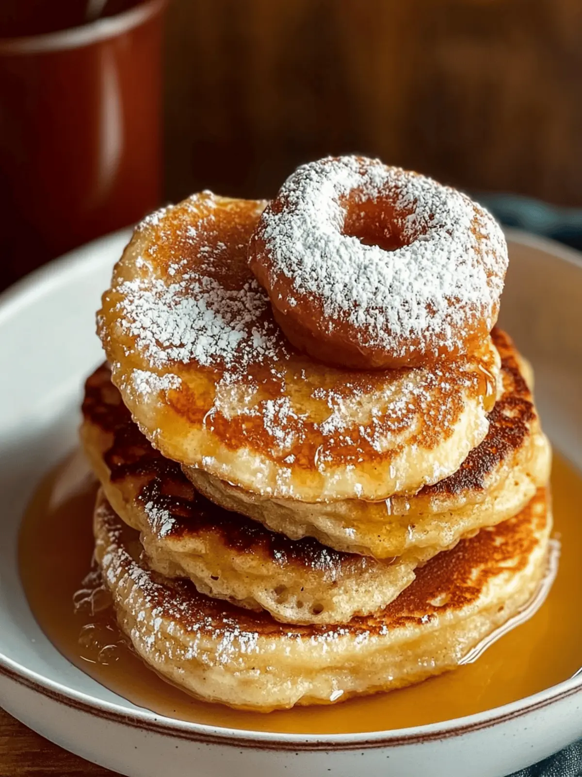 Apple Cider Donut Pancakes