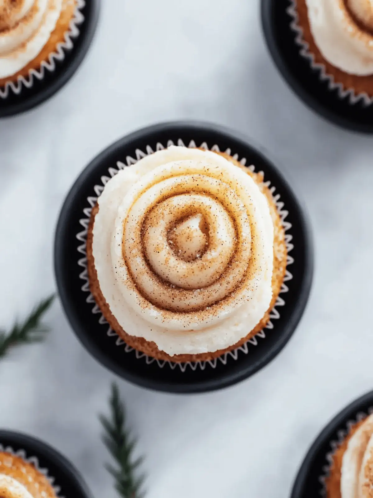 Cinnamon Roll Cupcakes