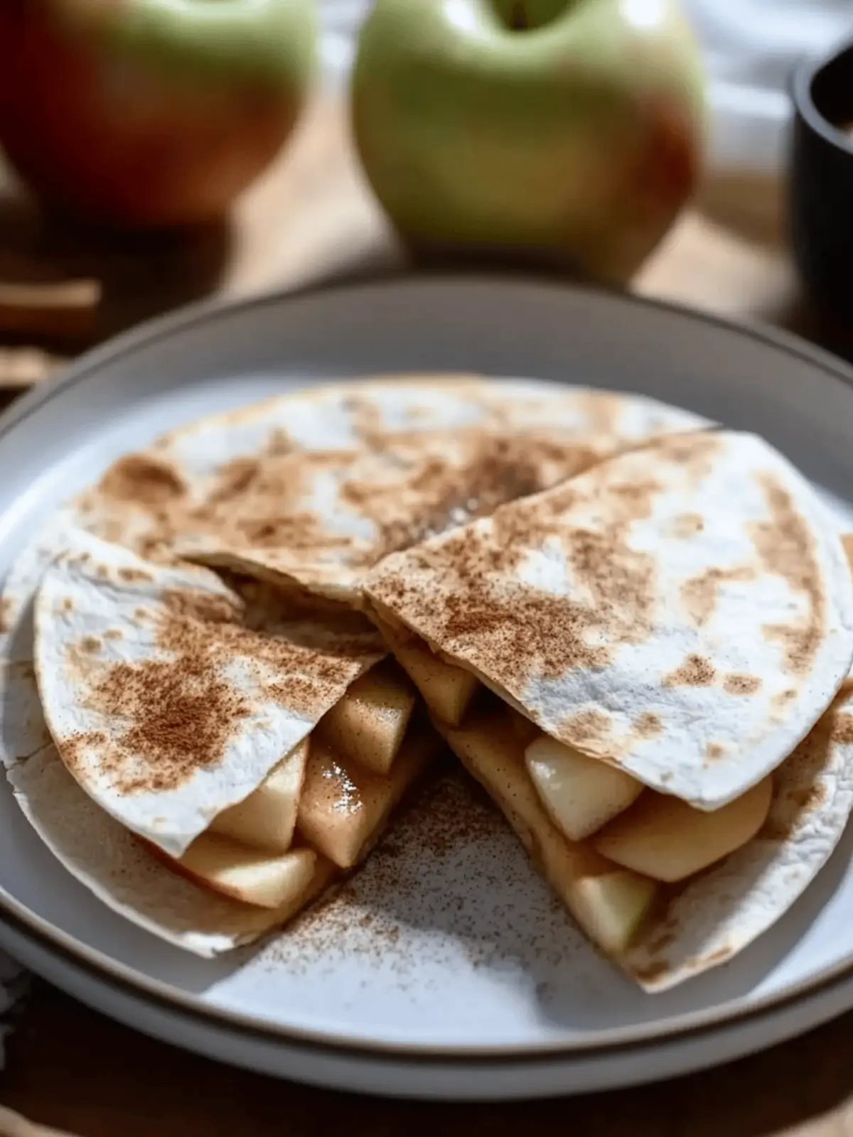 Apple Cinnamon Breakfast Quesadillas: A Tasty Start!