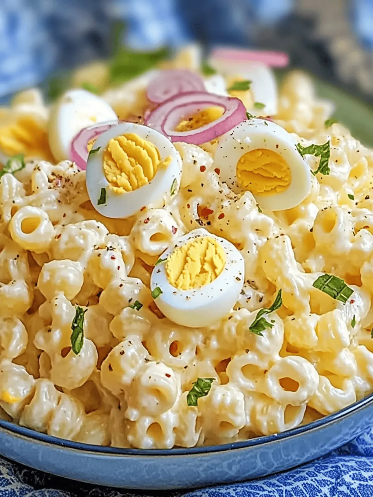 Deviled Egg Pasta Salad