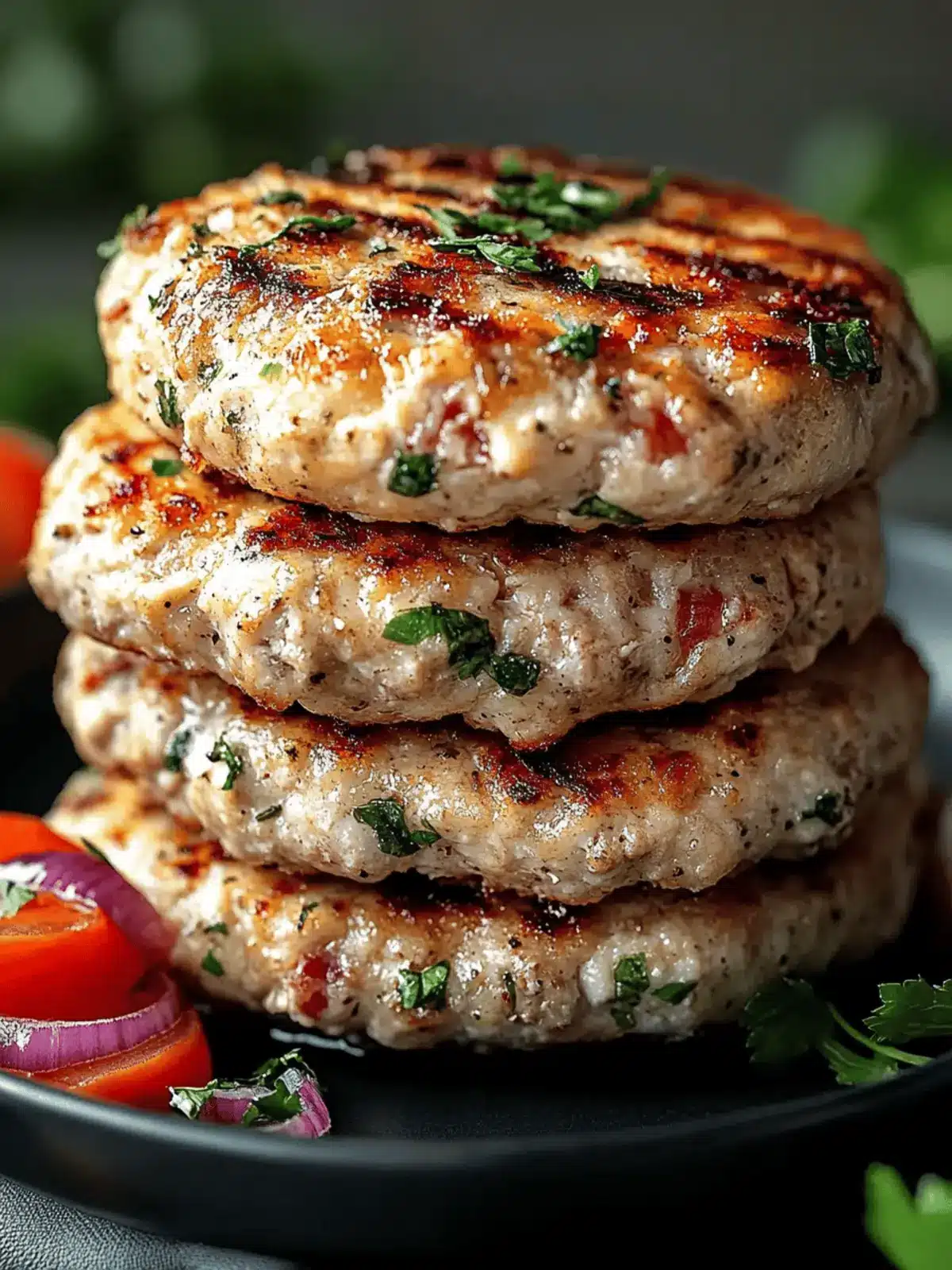 Greek Chicken Burgers