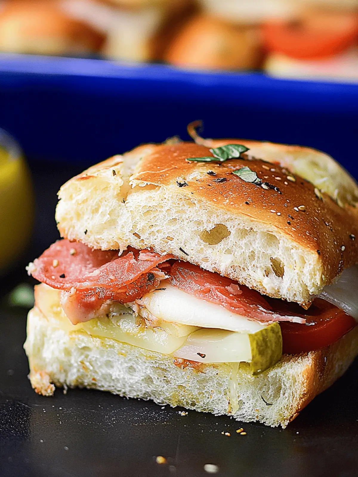 Hot Italian Sub Sliders