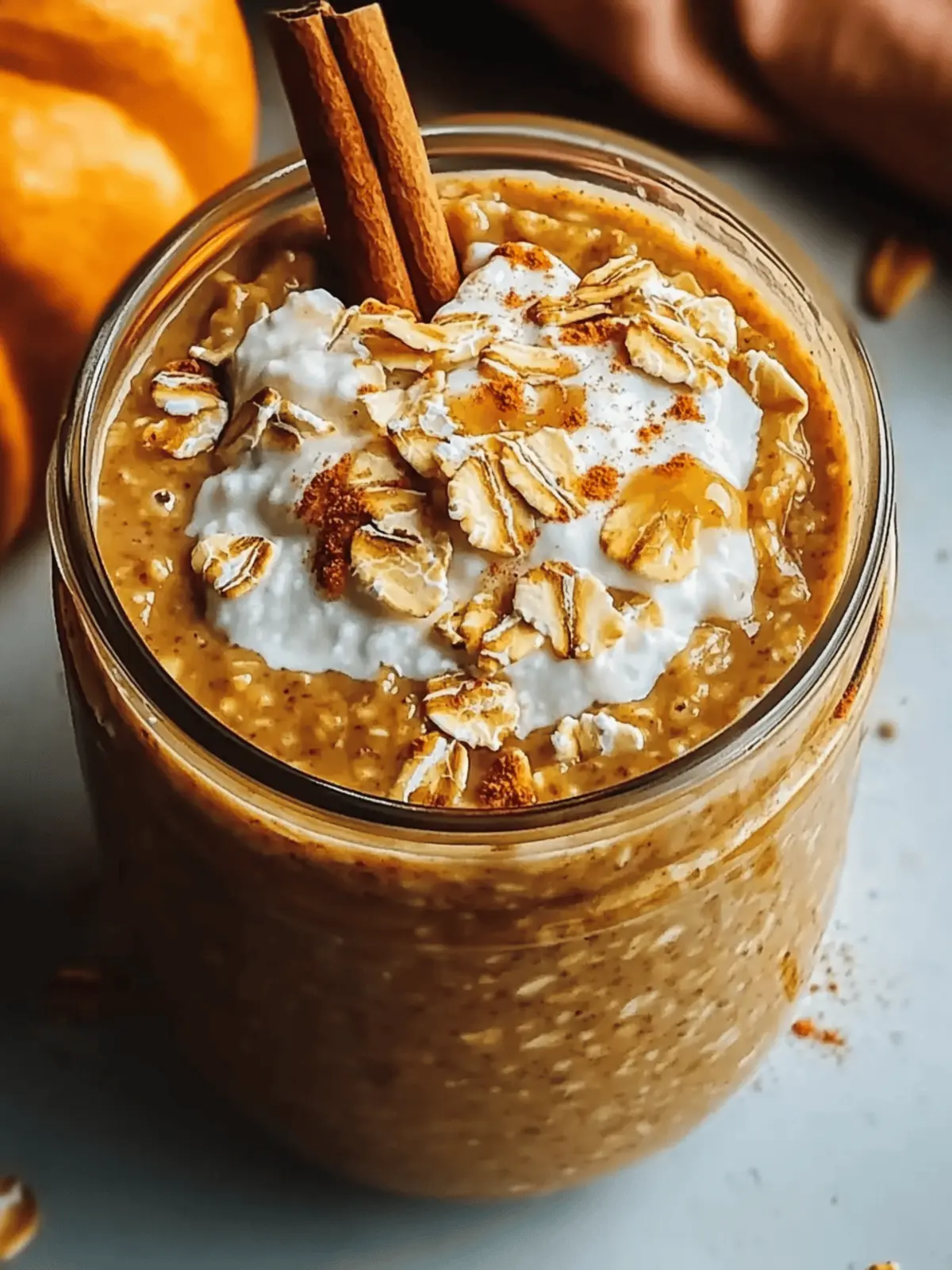 Pumpkin Spice Overnight Oats