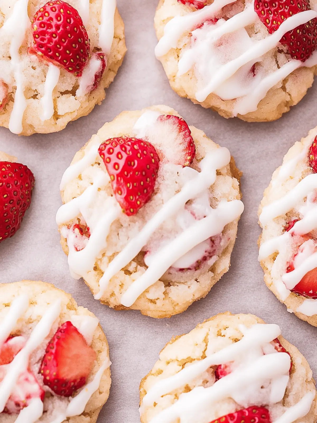 Strawberry Shortcake Cookies