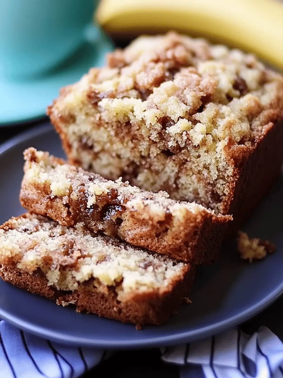 Coffee Cake Banana Bread
