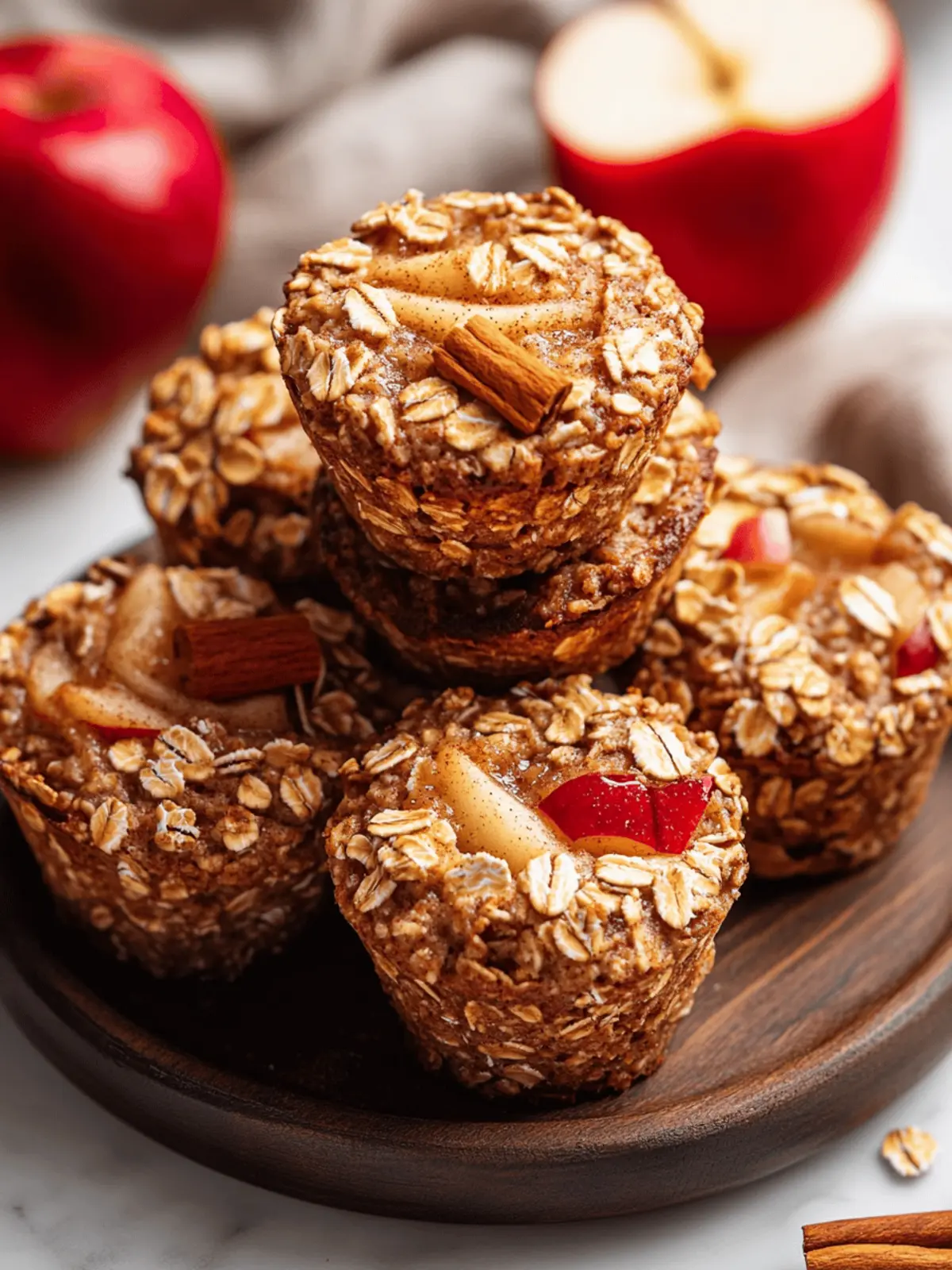 Apple Cinnamon Oatmeal Cups