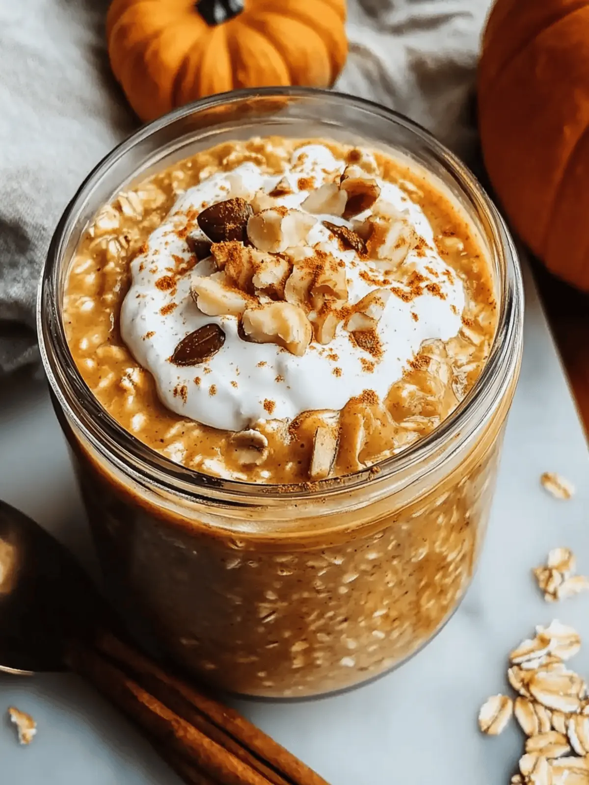 Pumpkin Spice Overnight Oats