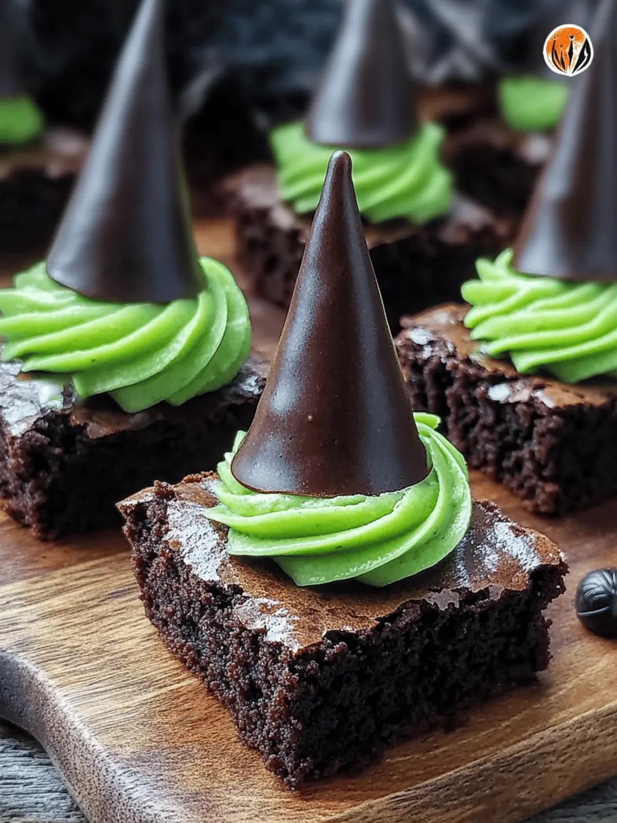 Wicked Witch Hat Brownies