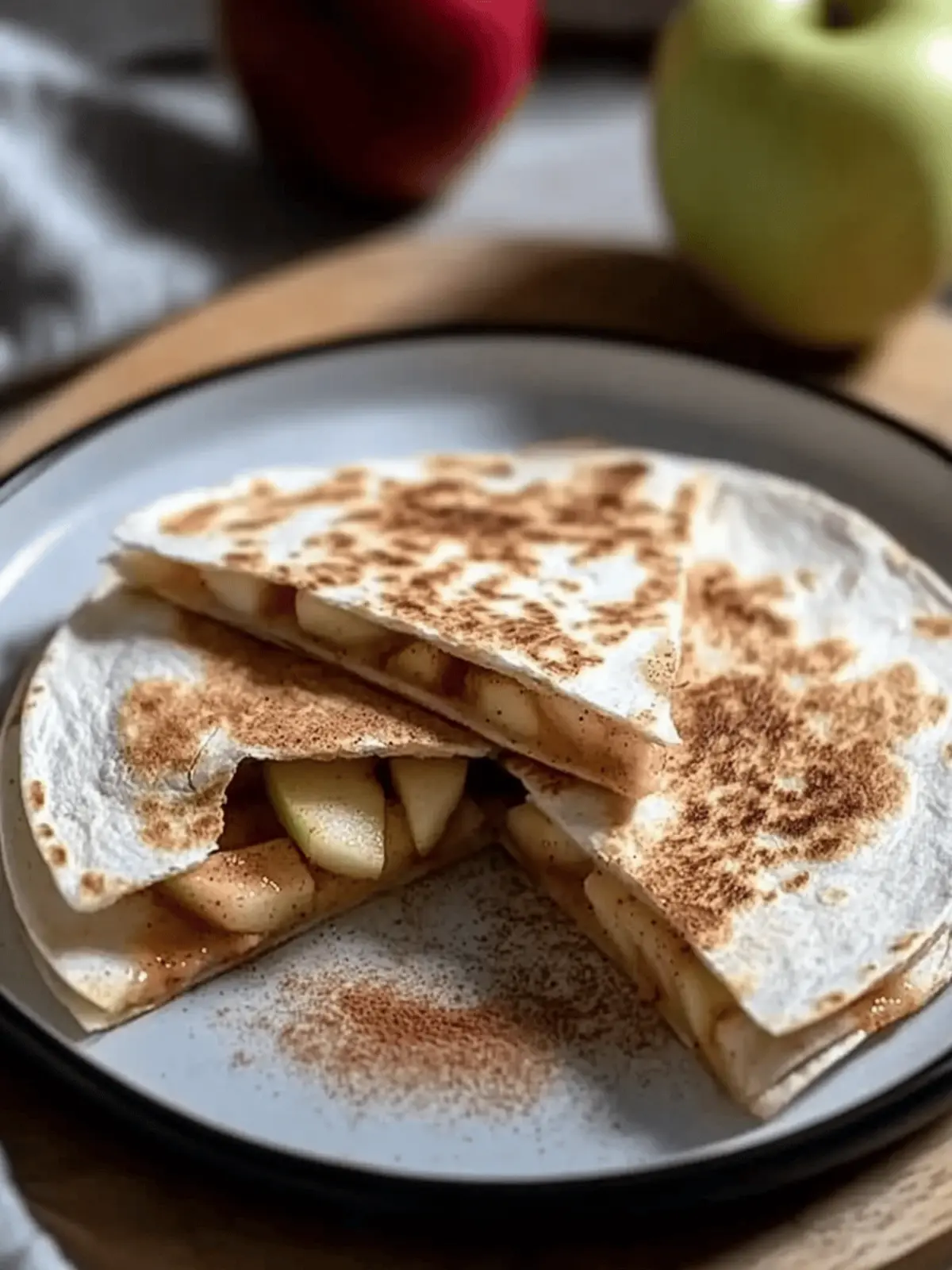 Apple Cinnamon Breakfast Quesadillas: A Tasty Start!