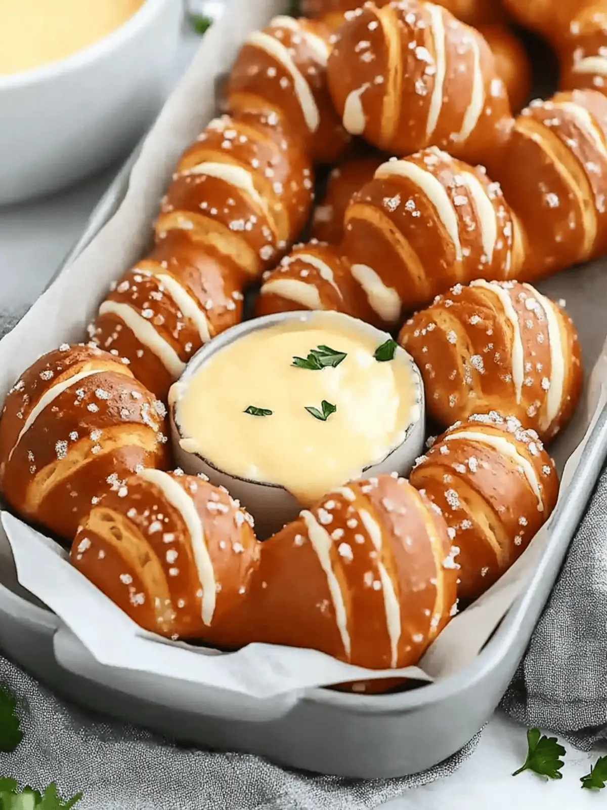 Pretzels and Cheese Dip