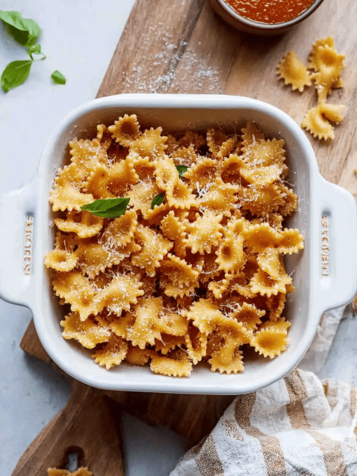 Air Fryer Pasta Chips