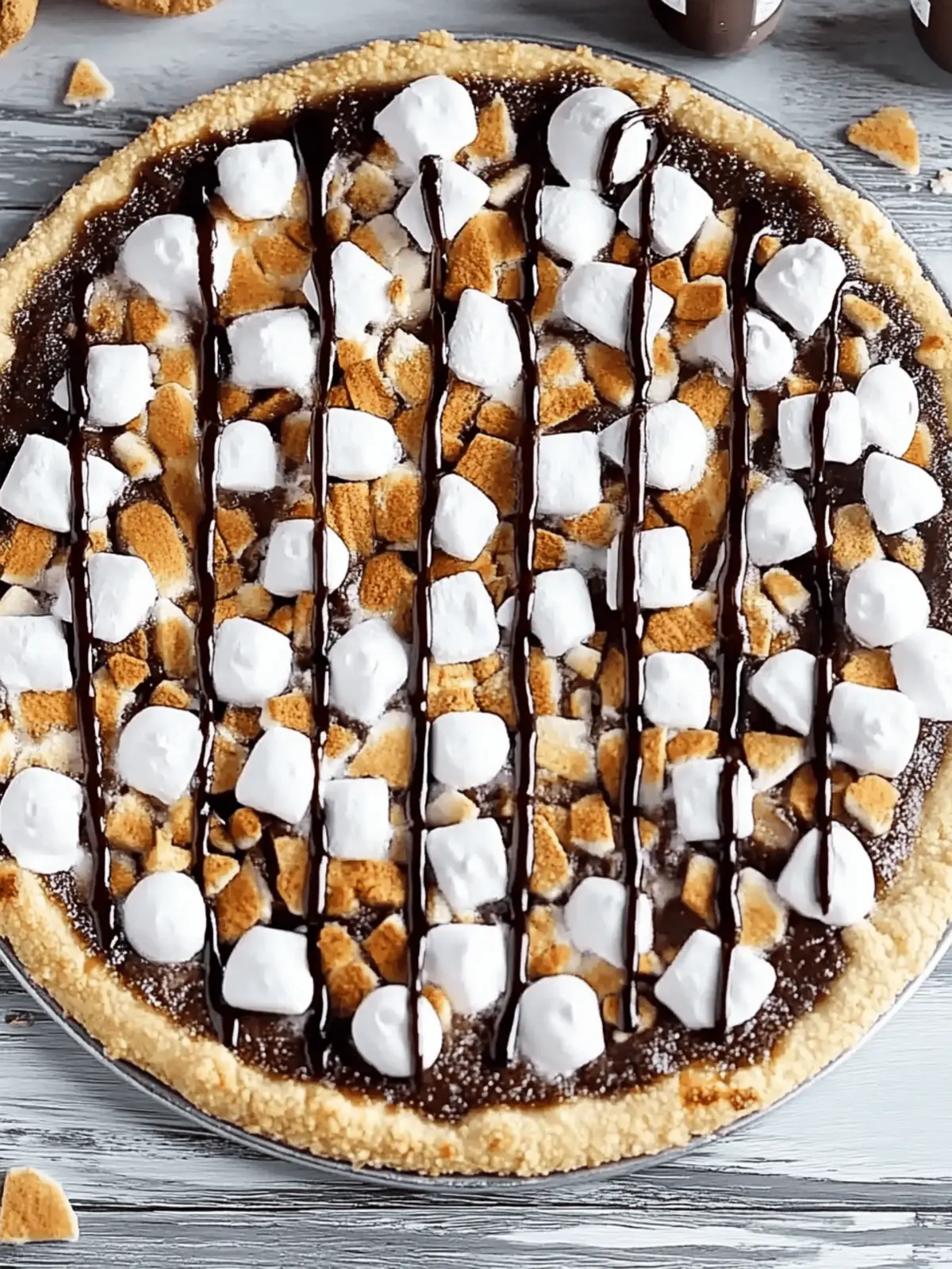 Sweet S’mores Pizza