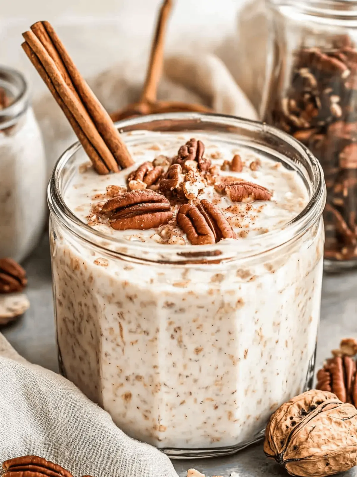 Pecan Cinnamon Overnight Oats