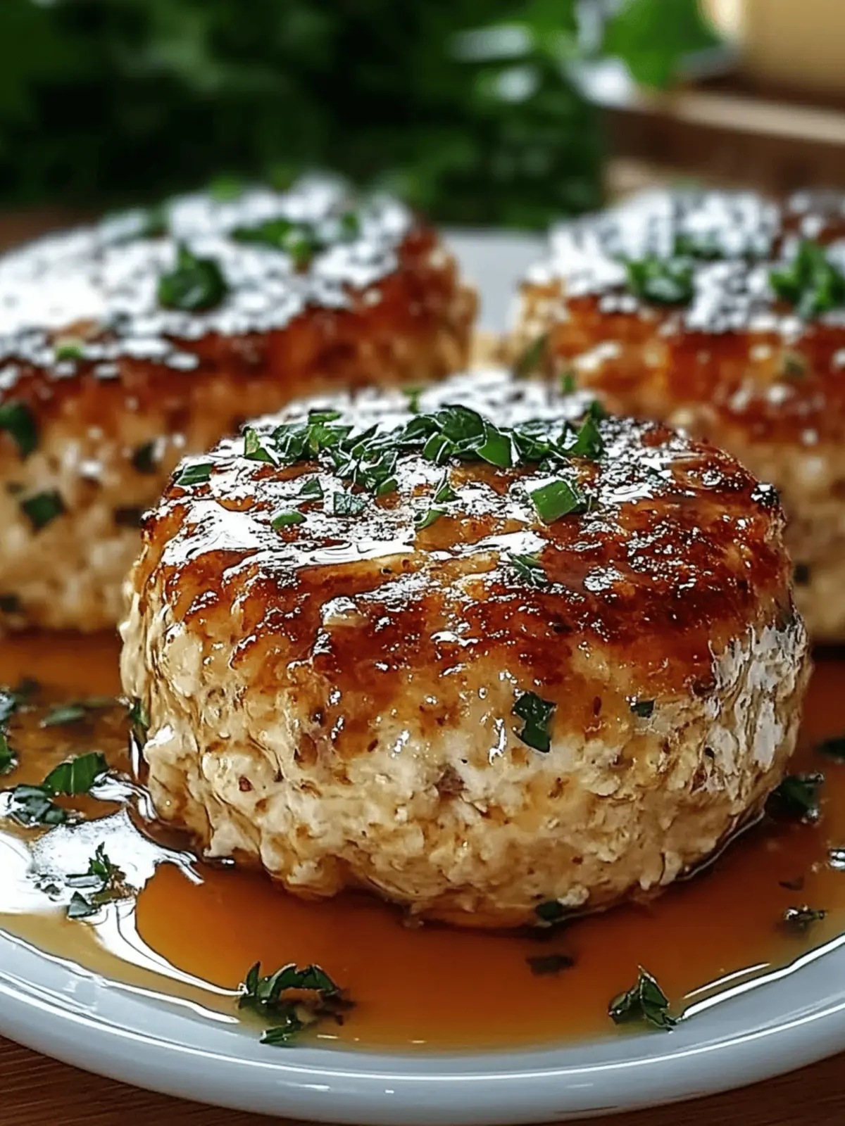 Garlic Parmesan Chicken Meatloaf