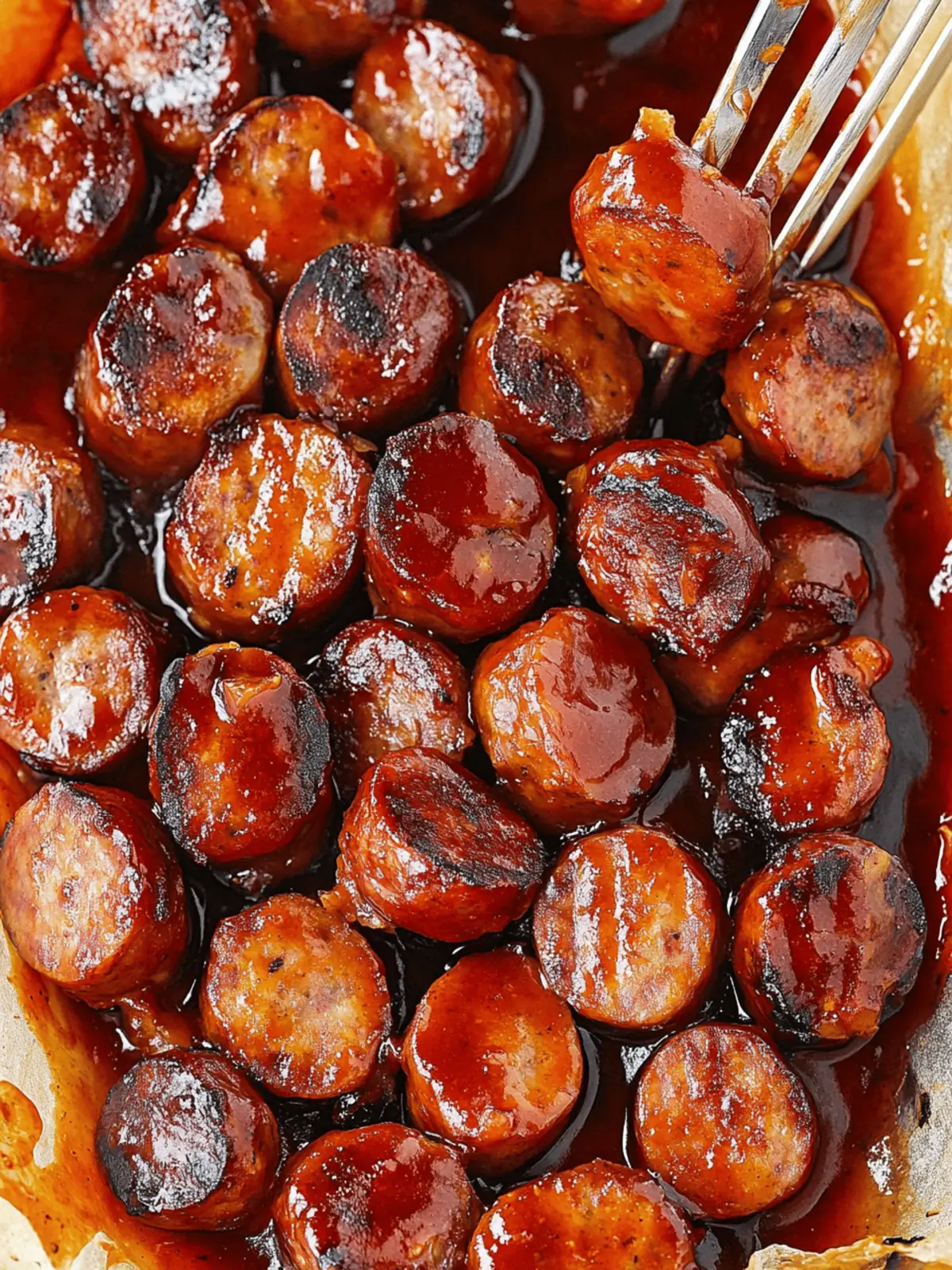BBQ Sausage Bites