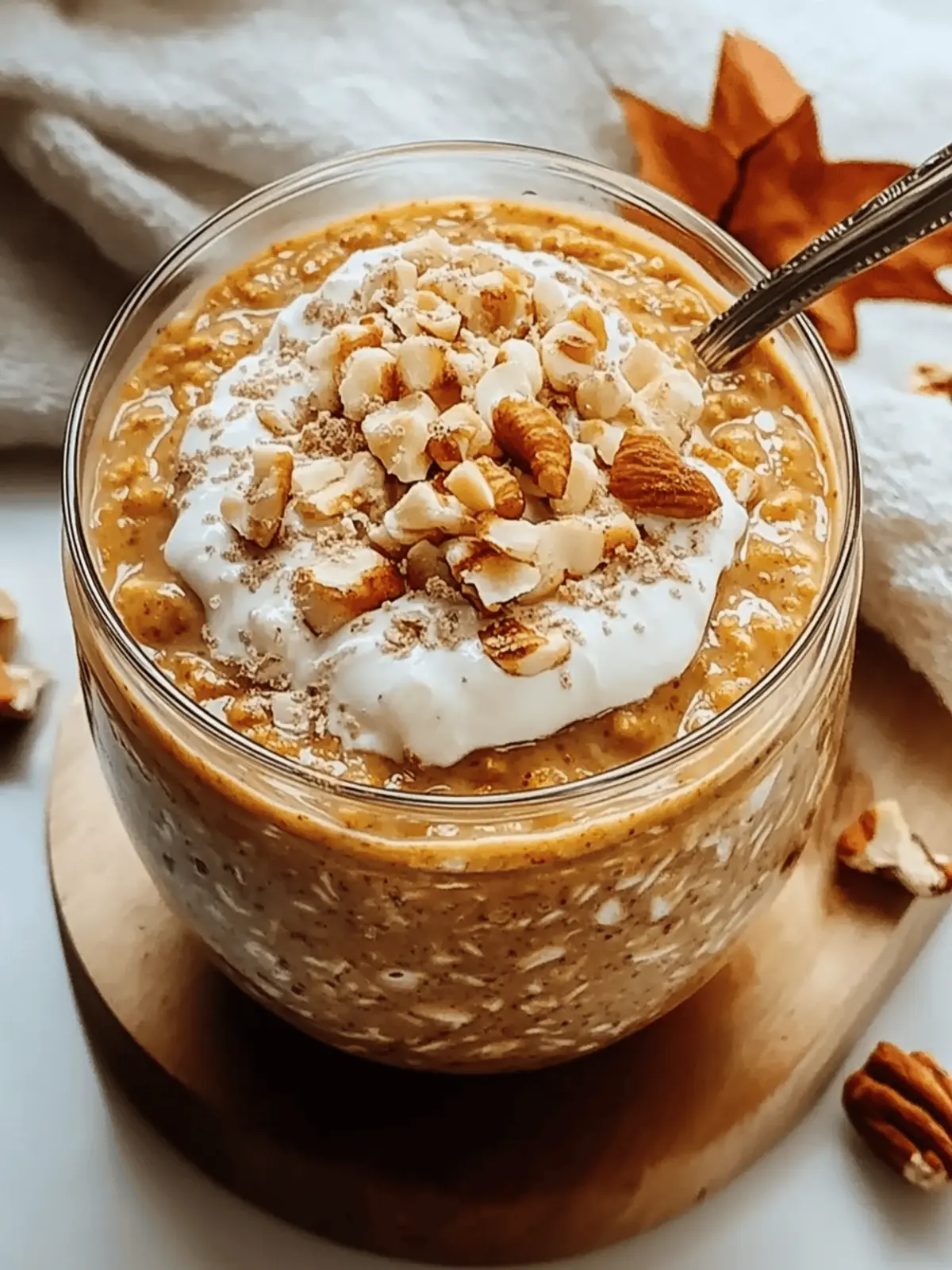 Pumpkin Spice Overnight Oats