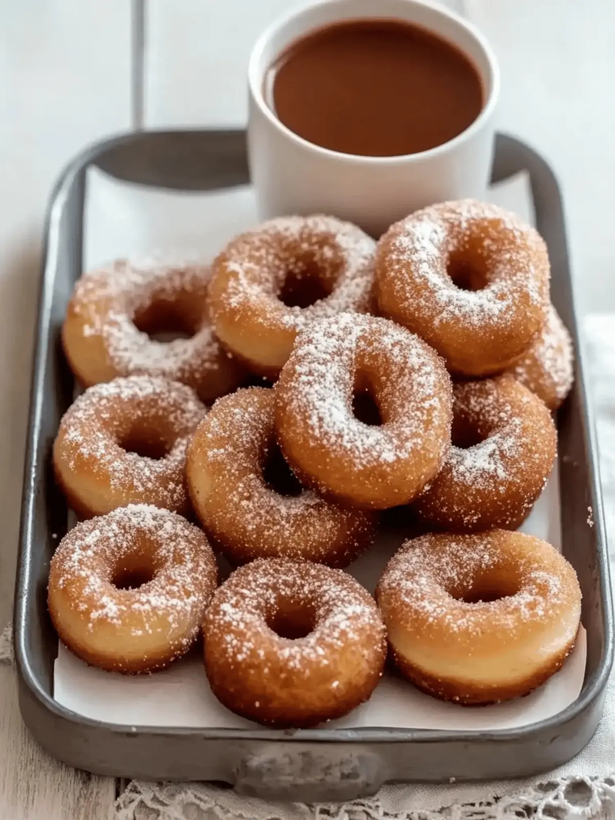 Sweet Churro Donut Bites