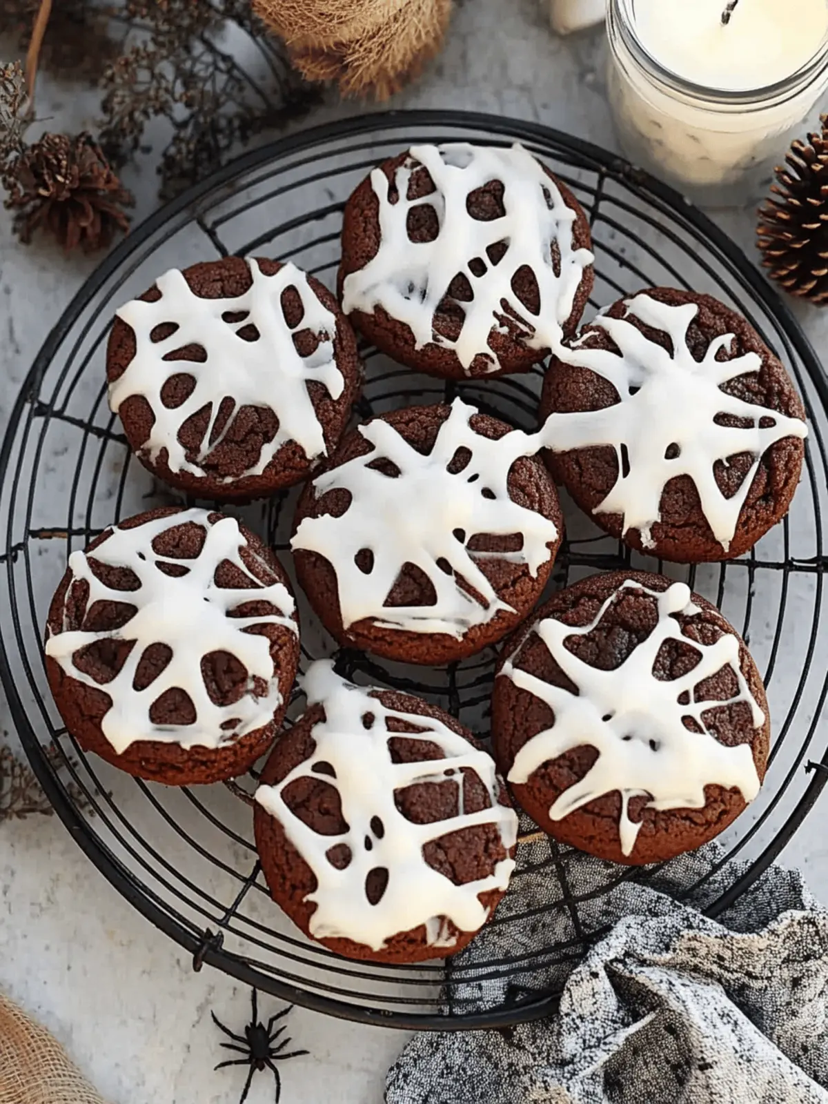 Spider Web Cookies