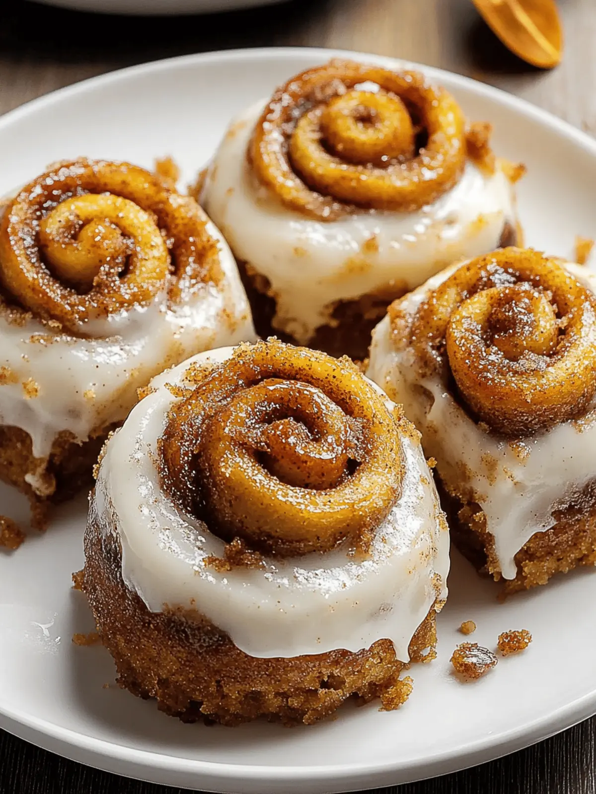 Mini Cinnamon Roll Cheesecakes