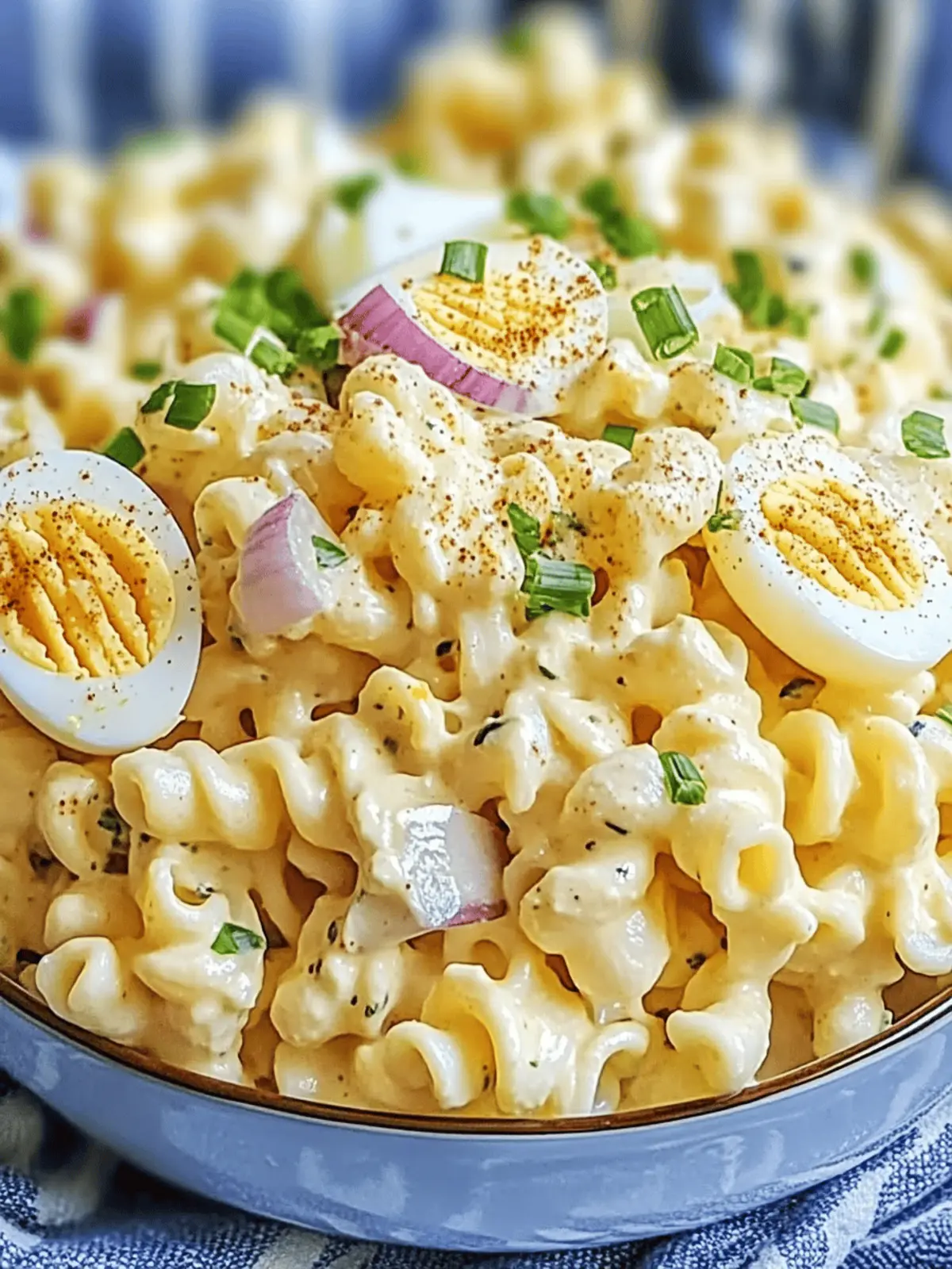 Deviled Egg Pasta Salad