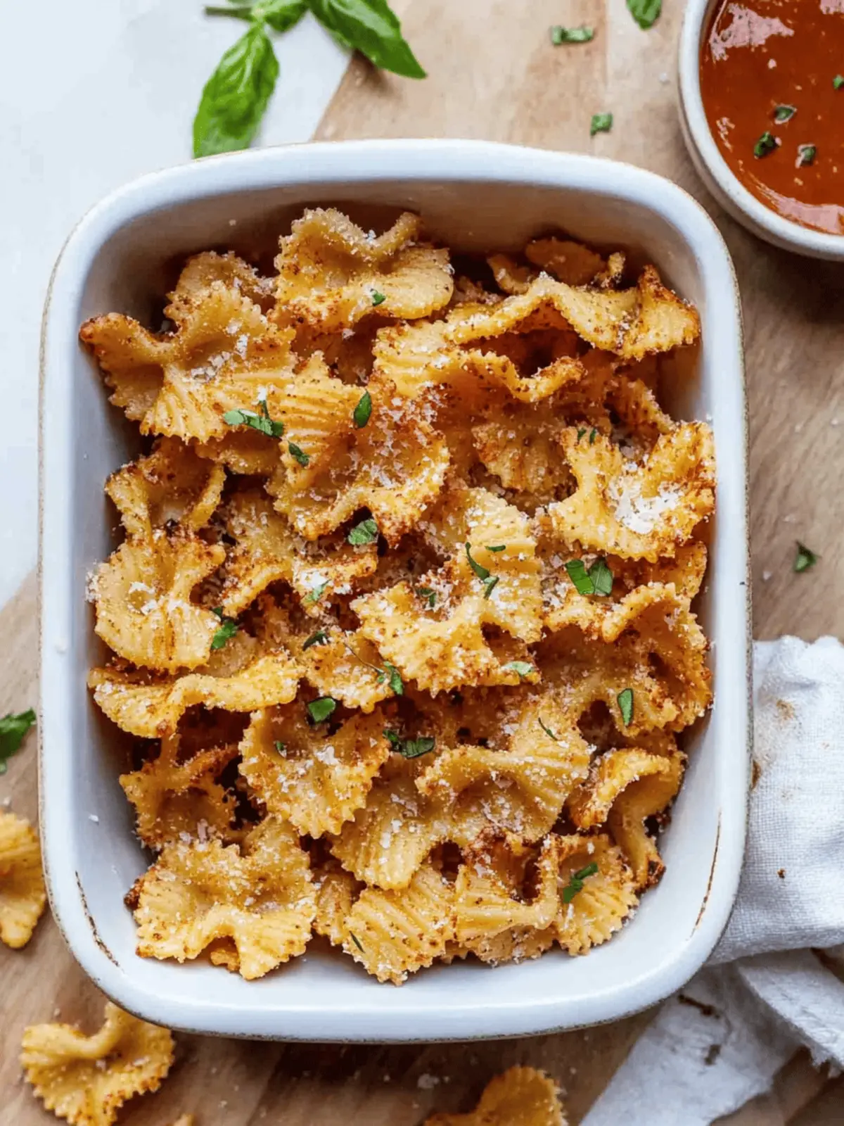 Air Fryer Pasta Chips