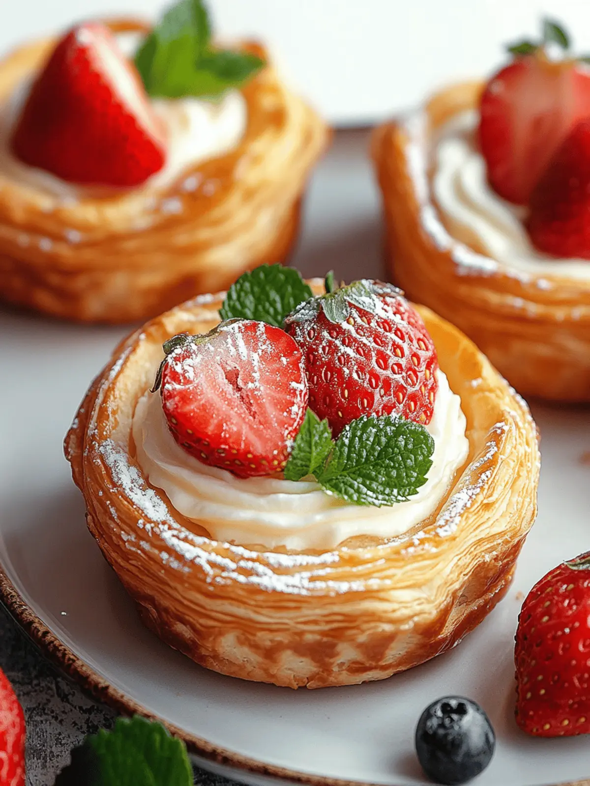 Strawberry Cream Cheese Pastries