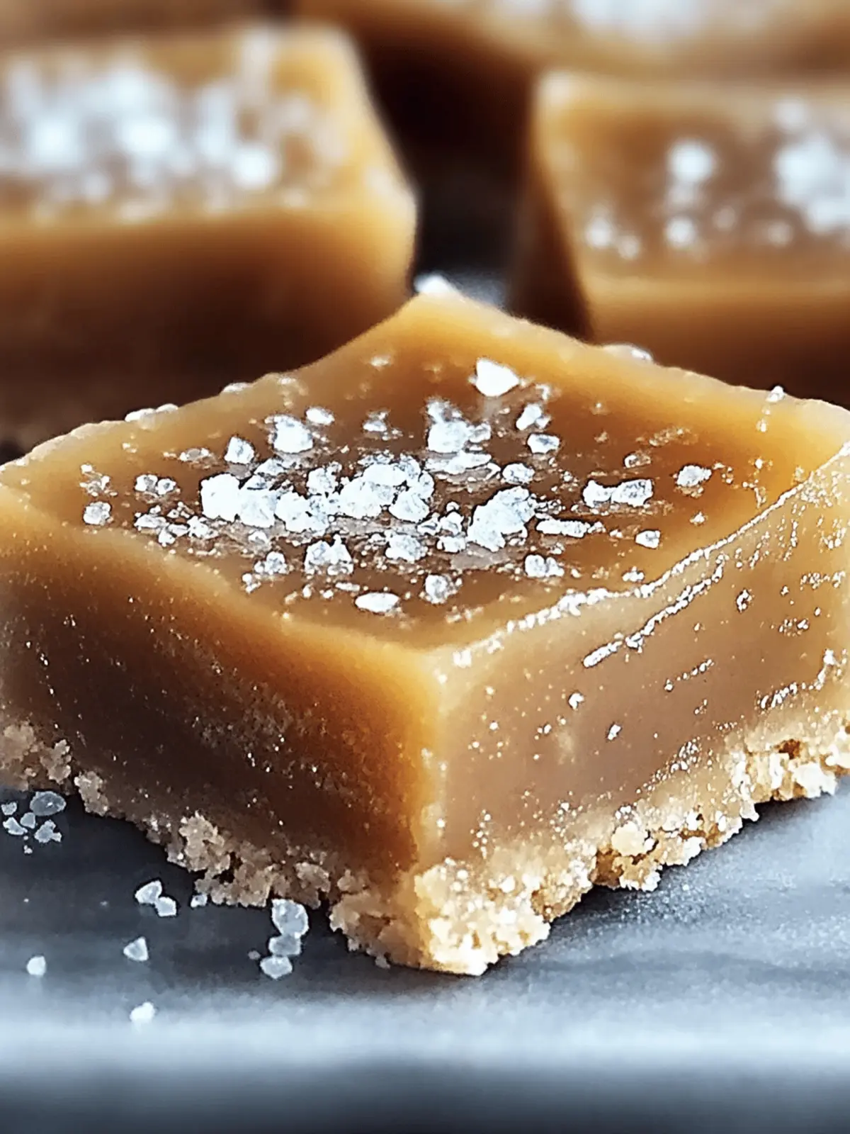 Salted Caramel Butter Bars