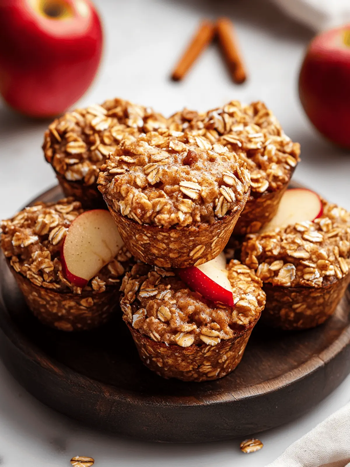 Apple Cinnamon Oatmeal Cups